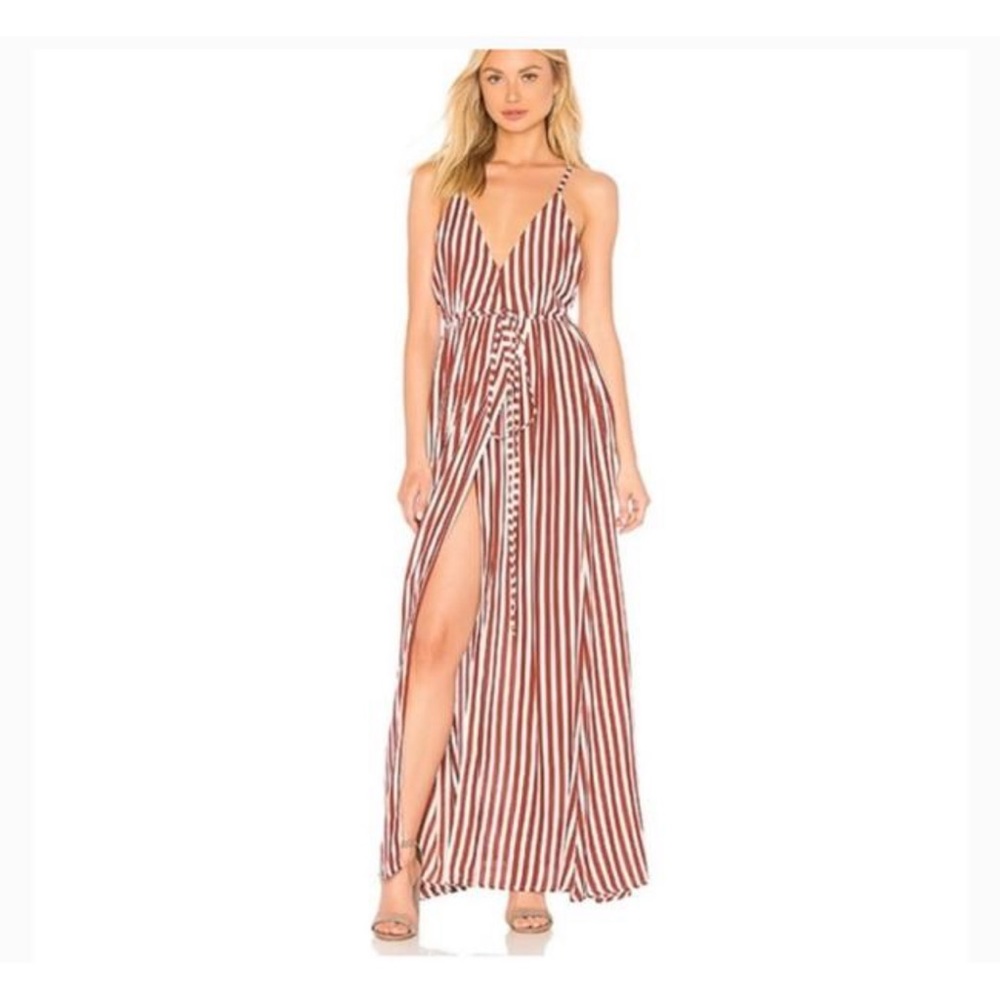 Striped maxi dress